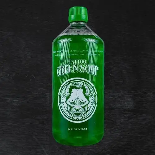 Aloe Tattoo Green Soap