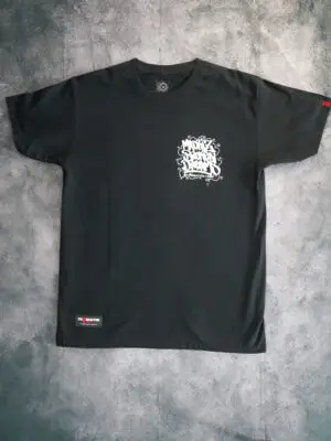 Camiseta Proscritos Crew Graffiti Negra