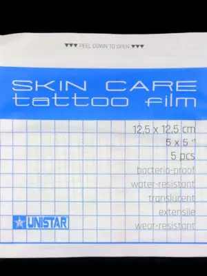 Unistar Skin Care Tattoo Film 5unid 12,5cmx12,5cm