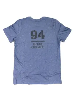 Camiseta 94 Letras Azul