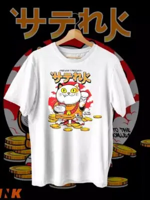 Camiseta Blanca Hink Maneki Neko