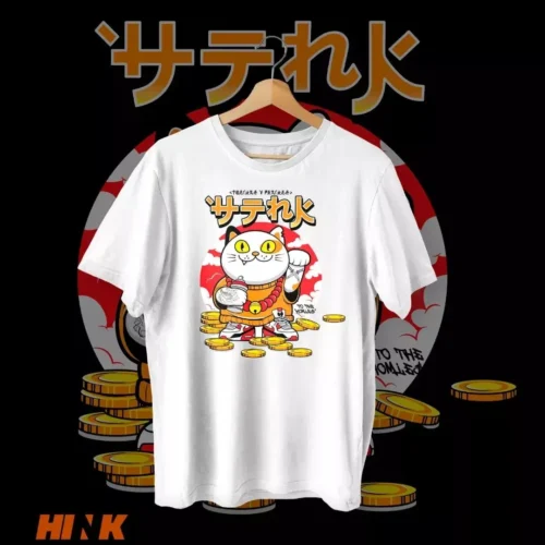 Camiseta Blanca Hink Maneki Neko