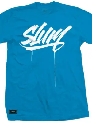 Camiseta Slum Wear Slum Tag Blue