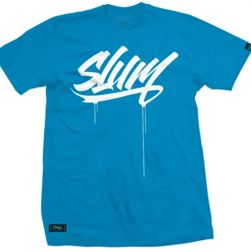 Camiseta Slum Wear Slum Tag Blue