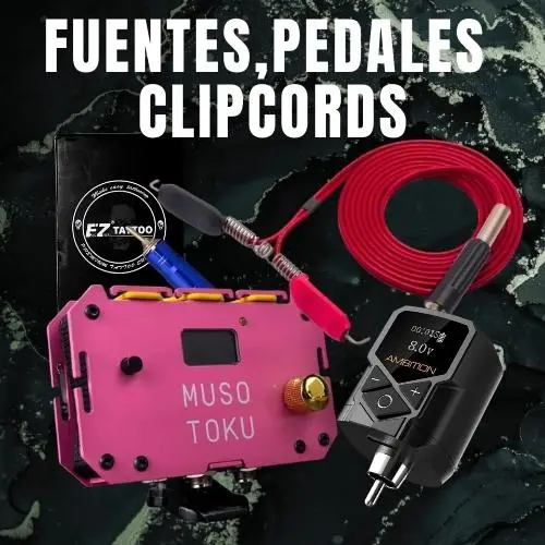 FUENTES , PEDALES, CLIPCORD